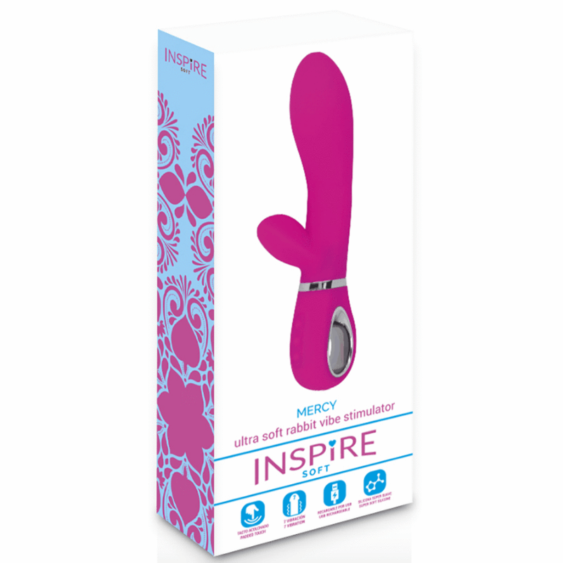 Vibromasseur silicone Mercy rose inspire soft sur Univers in love