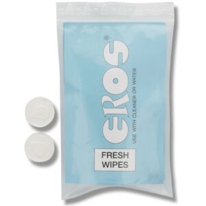 Nettoyage intime eros fresh wipes sur Univers in Love