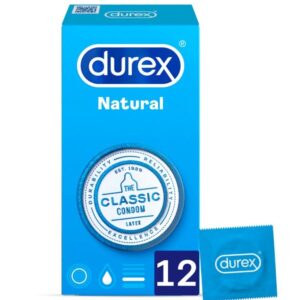 Durex naturel plus 12 unités sur la boutique Univers in Love