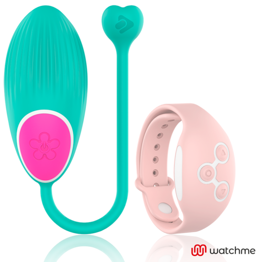 Vibrateur œuf contrôle à distance technologie Watchme vert/rose - Wearwatch
