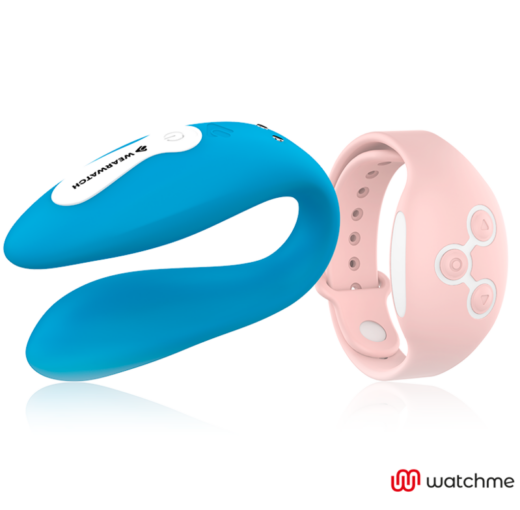 Sextoy Duo Technologie vibrant bleu/rose - Wearwatch