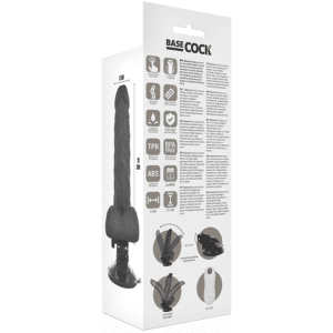 BASECOCK GODE  REALISTE ARTICULABLE AVEC TÉLÉCOMMANDE  NOIR 21 CM – Image 6