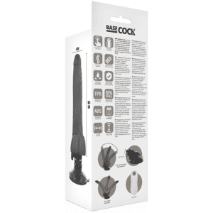 BASECOCK™ - PENIS VIBRATEUR ARTICULABLE AVEC TÉLÉCOMMANDE  NOIR 18,5 CM – Image 7