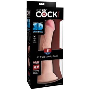 KING COCK - GODE TRIPLE DENSITÉ REALISTE 4,5 x 21.6 CM – Image 6