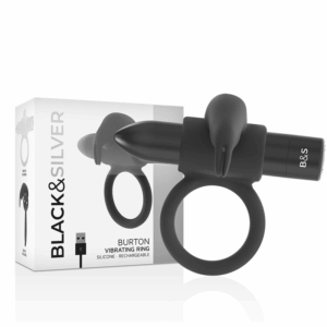 BLACK&SILVER BURTON COCKRING VIBRANT RECHARGEABLE – Image 4