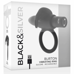 BLACK&SILVER BURTON COCKRING VIBRANT RECHARGEABLE – Image 5