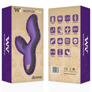 VIBE DONNA VIBROMASSEUR & STIMULATEUR RECHARGEABLE EN SILICONE – Image 6