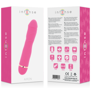 INTENSE AIRON VIBRATEUR EN SILICONE 20 VITESSES  ROSE – Image 4