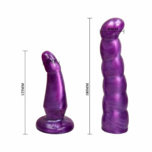 BAILE - HARNAIS ANAL ET VAGINAL FEMME  POINT G LILAS 17 CM – Image 8