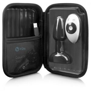 B-VIBE - RIMMING TÉLÉCOMMANDE PLUG ANAL PETITE NOIR – Image 3