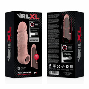 VIRILXL EXTENSION DE PENIS LIQUID SILICONE V7 COULEUR CHAIR – Image 7