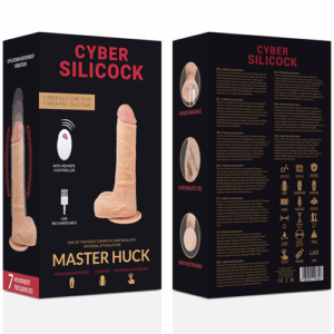 CYBER SILICOCK PENIS MR JOHN RÉALISTE AVEC TÉLÉCOMMANDE A DISTANCE 4 x 20,9 CM – Image 6