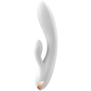 VIBRATEUR SATISFYER DOUBLE FLEX - BLANC – Image 2