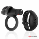 Blacksilver cockring de télécommande agron watchme