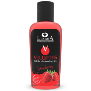 Gel stimulant effet réchauffant - fraise crème 100 ml