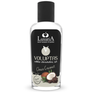 Gel stimulant effet réchauffant - noix de coco et crème 100 ml luxuria voluptas edible