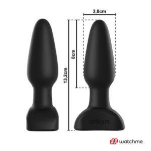 AMBIGUO WATCHME REMOTE CONTROL POUSSER ANDRÉ PLUG ANAL VIBRANT RECHARGEABLE   NOIR – Image 5