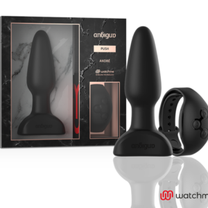 AMBIGUO WATCHME REMOTE CONTROL POUSSER ANDRÉ PLUG ANAL VIBRANT RECHARGEABLE   NOIR – Image 8