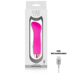 DOLCE VITA VIBRATEUR RECHARGEABLE ONE ROSE 7 VITESSES – Image 3