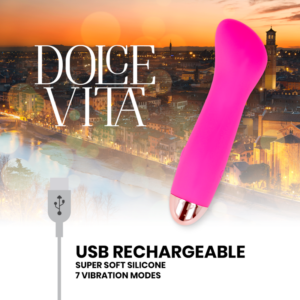 DOLCE VITA VIBRATEUR RECHARGEABLE ONE ROSE 7 VITESSES – Image 4