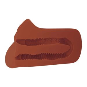 PDX PLUS MASTURBATEUR VAGINAL & ANAL PICK YOUR PLEASURE STROCKER MARRON – Image 3