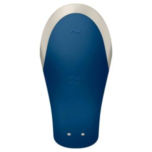 Vibromasseur SATISFYER DOUBLE LOVE LUXURY PARTNER - BLEU – Image 3