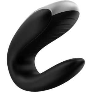 VIBRATEUR SATISFYER DOUBLE FUN PARTENAIRE - NOIR – Image 3