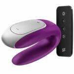 Vibrateur partenaire double fun satisfyer - violet sur Univers in love