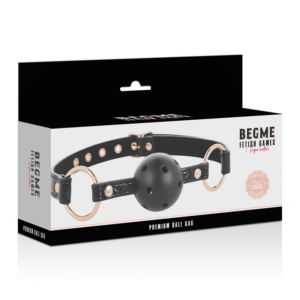 BEGME BLACK EDITION BALL GAG CUIR VEGAN – Image 4