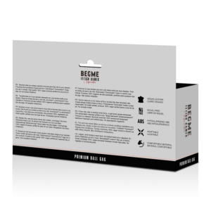 BEGME BLACK EDITION BALL GAG CUIR VEGAN – Image 5