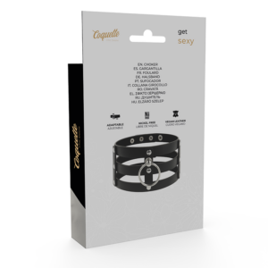 CHOCKER FETISH EN CUIR VEGAN – Image 6