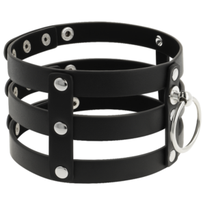 CHOCKER FETISH EN CUIR VEGAN – Image 9