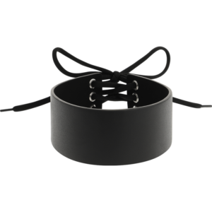 COQUETTE HAND CRAFTED CHOKER VEGAN LEATHER – Image 3
