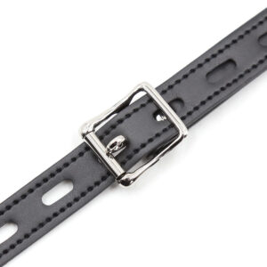 BÂILLON À CROCHET EN MÉTAL OHMAMA FETISH AVEC SANGLE – Image 4