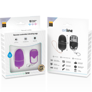 TÉLÉCOMMANDE EN LIGNE VIBRANT EGG M - VIOLET – Image 5