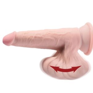 KING COCK PLUS 3D COCK SWINGING BALLS 24.5 CM - LIGHT SKIN – Image 5