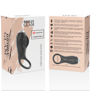 BRILLY GLAM ALAN ANNEAU DE PENIS VIBRANT  COMPATIBLE AVEC LA TECHNOLOGIE SANS FIL WATCHME – Image 5