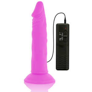 DIVERSIA DILDO VIBRANT FLEXIBLE 23 CM - VIOLET – Image 3