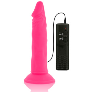 DIVERSIA DILDO VIBRANT FLEXIBLE 23 CM - ROSE – Image 4