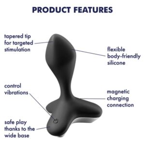VIBRATEUR SATISFYER GAME CHANGER PLUG - NOIR – Image 4