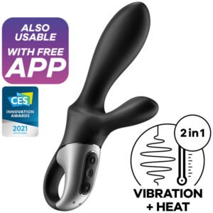 SATISFYER HEAT CLIMAX + VIBRATEUR ANAL – Image 1