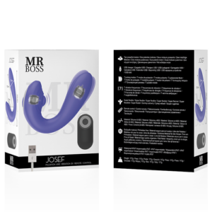 MR BOSS JOSEF PULSATION VIBRATION POUR COUPLES AVEC TÉLÉCOMMANDE – Image 8