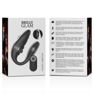 BRILLY GLAM™- COUPLES TÉLÉCOMMANDE À IMPULSIONS ET VIBRANTES – Image 7