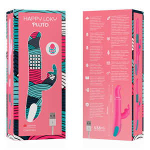 HAPPY LOKY PLUTO LAPIN VIBRATEUR ET ROTATION WATCHME TECHNOLOGIE SANS FIL COMPATIBLE – Image 9