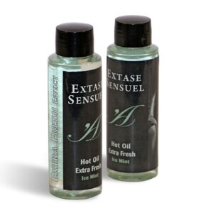 EXTASE SENSUAL - HUILE DE MASSAGE A EFFET GLACE EXTRA FRAÎCHE 100 ML – Image 3