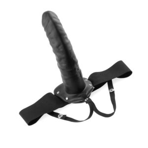 FETISH FANTASY 19 CM CREUX STRAP-ON NOIR – Image 3