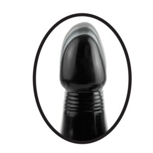 FANTASY PLUG ANAL VIBRATEUR PROPULSEUR EN SILICONE NOIR – Image 3