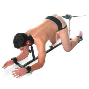 Stockade de prison métallique avec baisse en tige sur Univers in Love