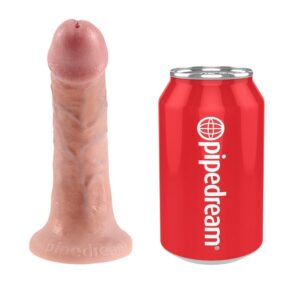 KING COCK -HARNAIS AVEC PÉNIS RÉALISTE COULEUR CHAIR 4,1 x 15,4 CM – Image 3