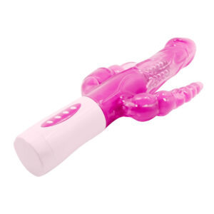 BAILE PRETTY BUNNY TRIPLE VIBRADOR ROTADOR – Image 3